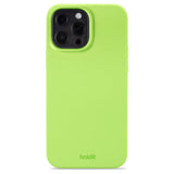 Holdit iPhone 13 Pro Max Soft Touch Silikone Cover - Acid Green