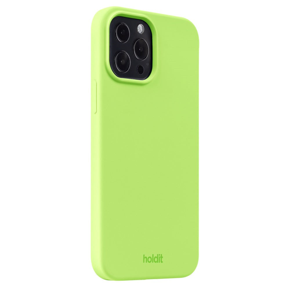 Holdit iPhone 13 Pro Max Soft Touch Silikone Cover - Acid Green