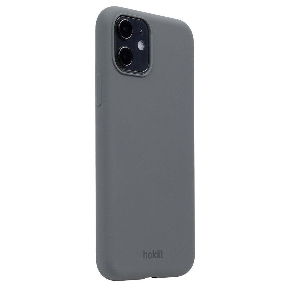 Holdit iPhone 11 Soft Touch Silikone Cover - Space Gray