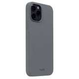 Holdit iPhone 12 / 12 Pro Soft Touch Silikone Cover - Space Gray