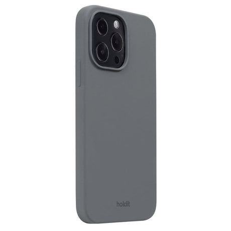 Holdit iPhone 13 Pro Soft Touch Silikone Cover - Space Gray