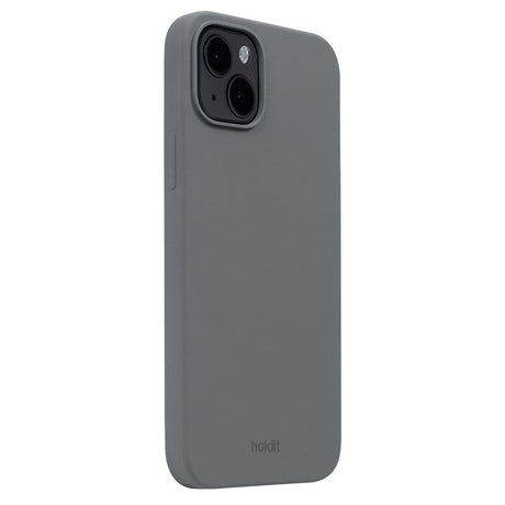 Holdit iPhone 14 Plus Soft Touch Silikone Cover - Space Gray