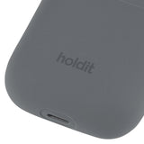 Holdit Silikone Cover Til AirPods (1 & 2. gen.) - Space Grey