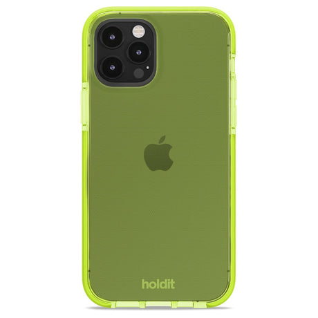 Holdit iPhone 12 / 12 Pro Seethru Cover - Acid Green