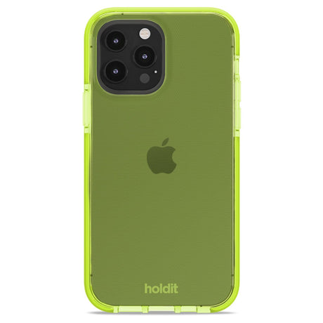 Holdit iPhone 13 Pro Seethru Cover - Acid Green