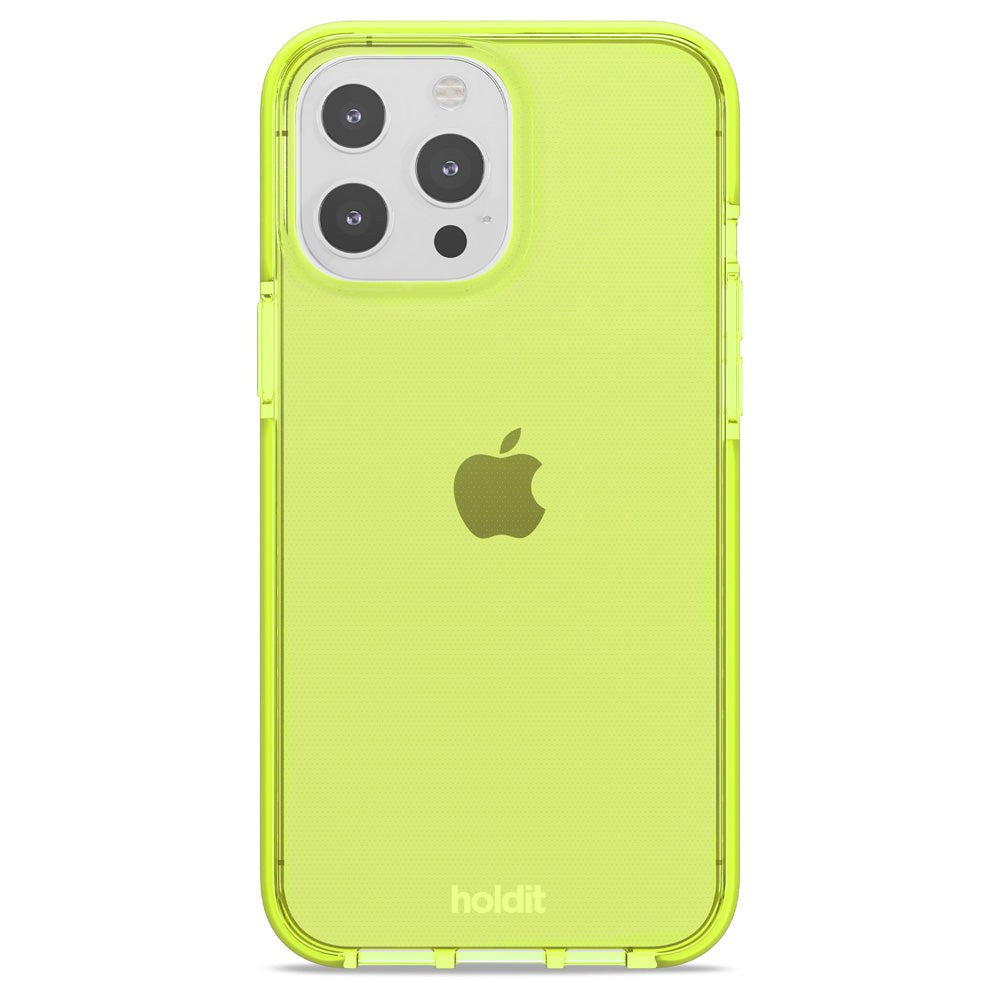 Holdit iPhone 13 Pro Max Seethru Cover - Acid Green