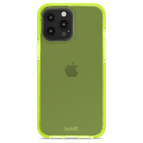 Holdit iPhone 13 Pro Max Seethru Cover - Acid Green