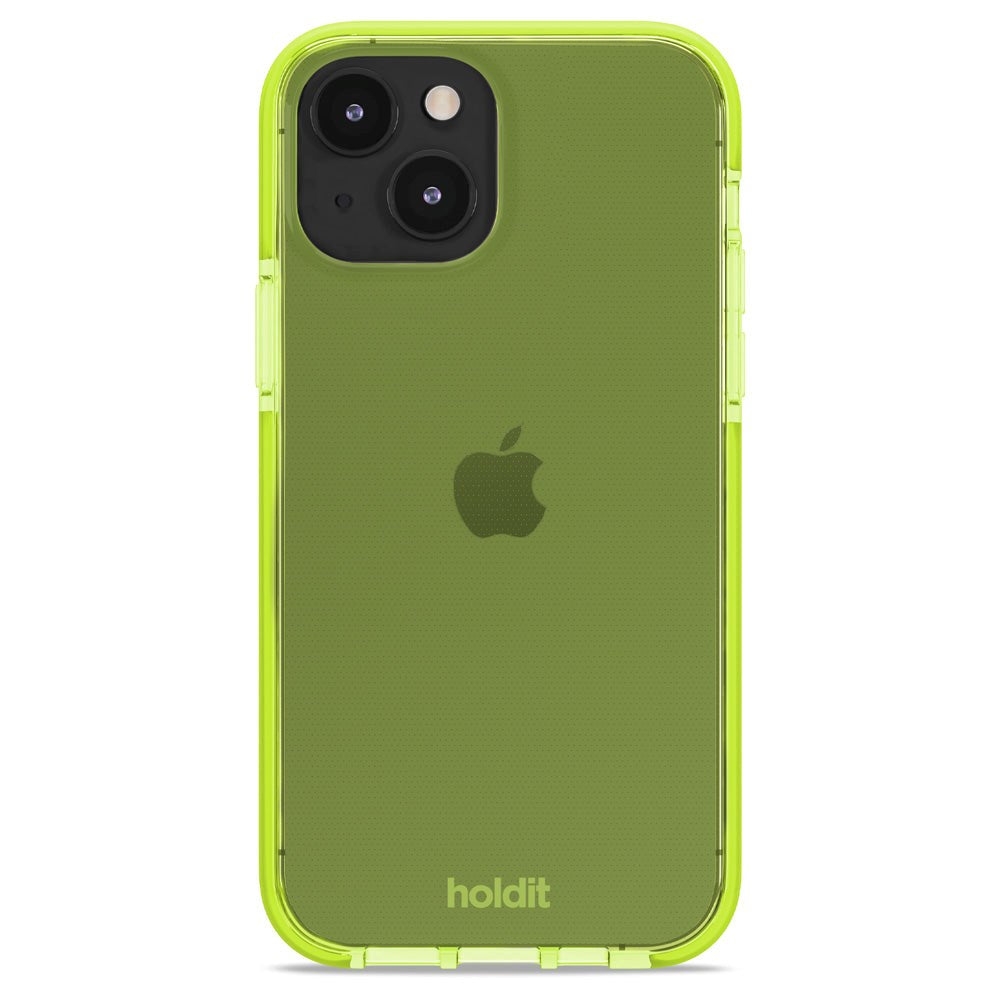 Holdit iPhone 14 / 13 Seethru Cover - Acid Green