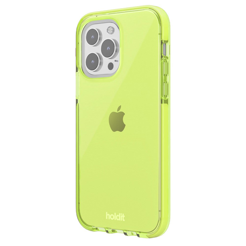 Holdit iPhone 14 Pro Seethru Cover - Acid Green