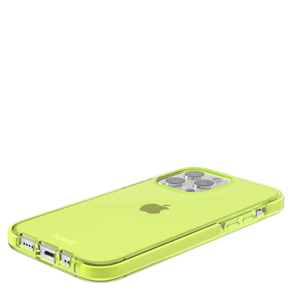 Holdit iPhone 14 Pro Seethru Cover - Acid Green