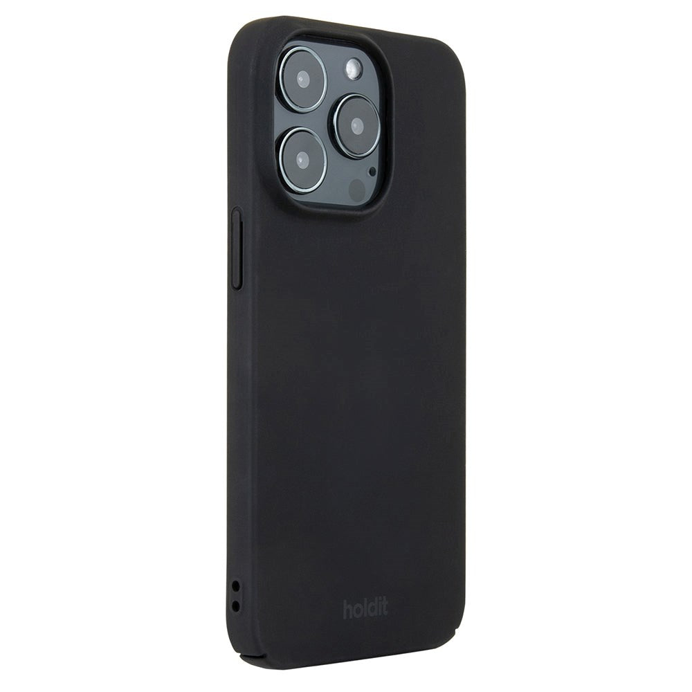 Holdit iPhone 14 Pro Slim Plastic Case - Black