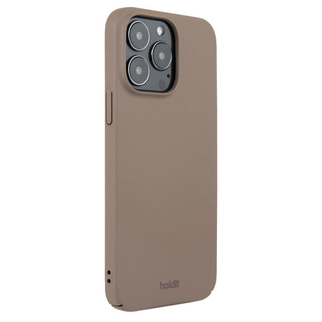 Holdit iPhone 14 Pro Max Slim Plastic Case - Mocha Brown