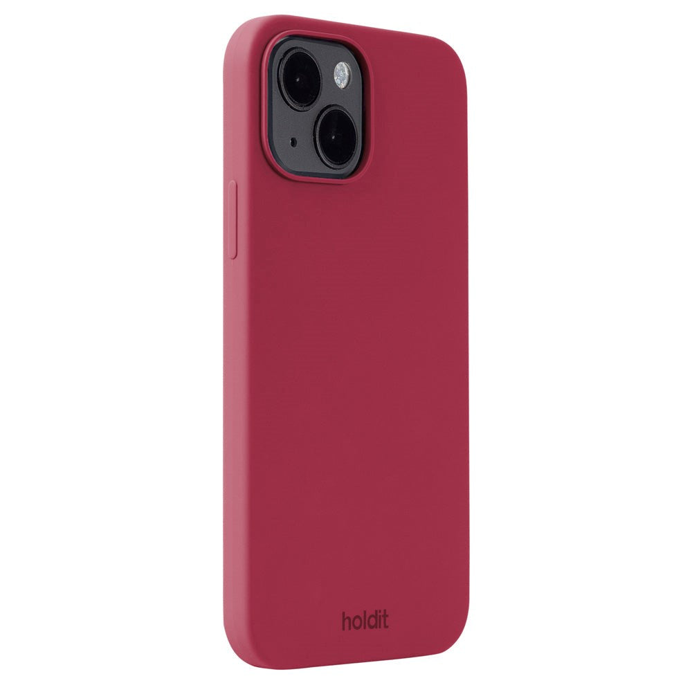 Holdit iPhone 14 / 13 Soft Touch Silikone Cover - Red Velvet