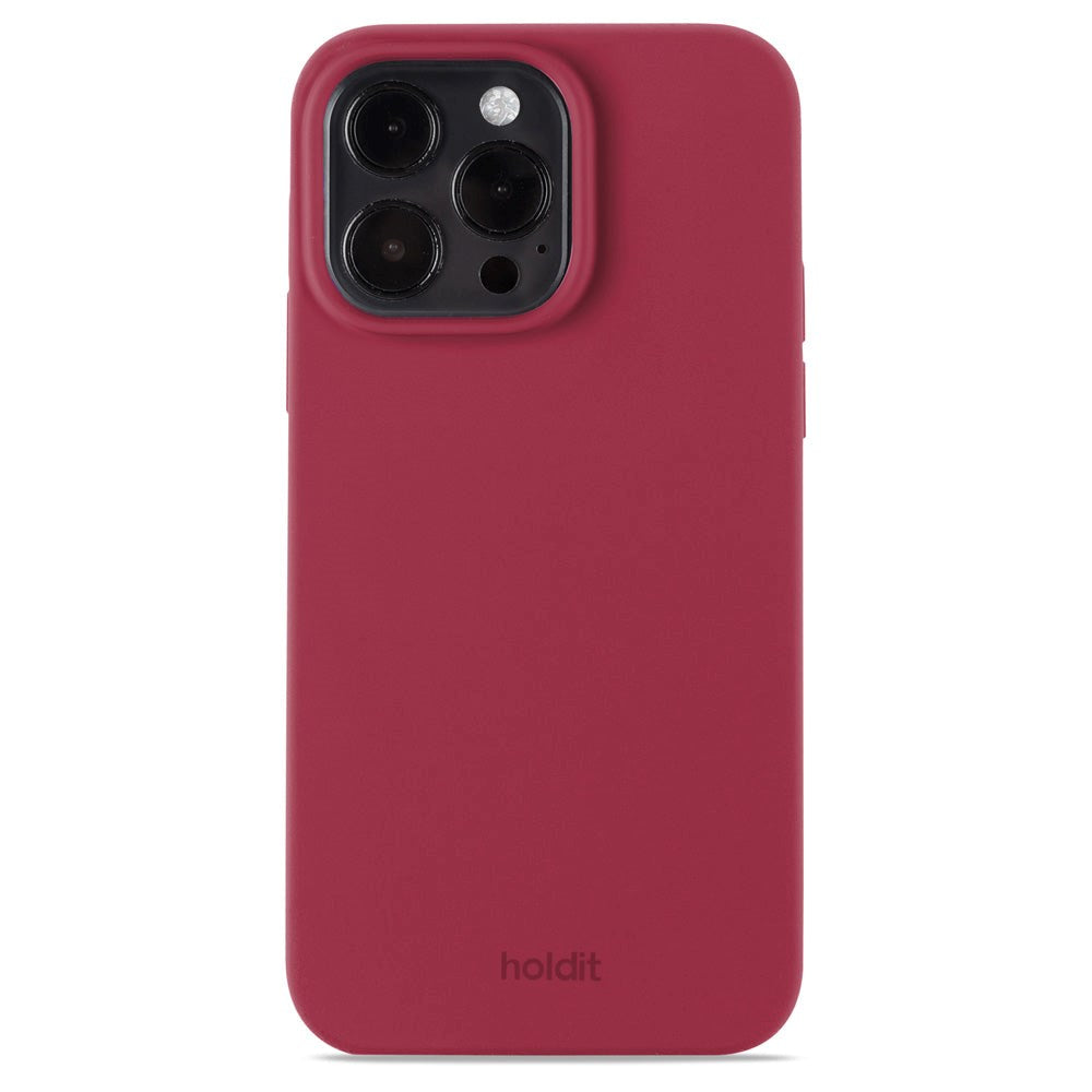 Holdit iPhone 14 Pro Max Soft Touch Silikone Cover - Red Velvet