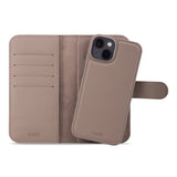 Holdit iPhone 14 / 13 Wallet Case Magnet Plus - Flip Cover - Mocha Brown