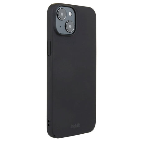 Holdit iPhone 15 Plus Slim Plastic Case - Sort