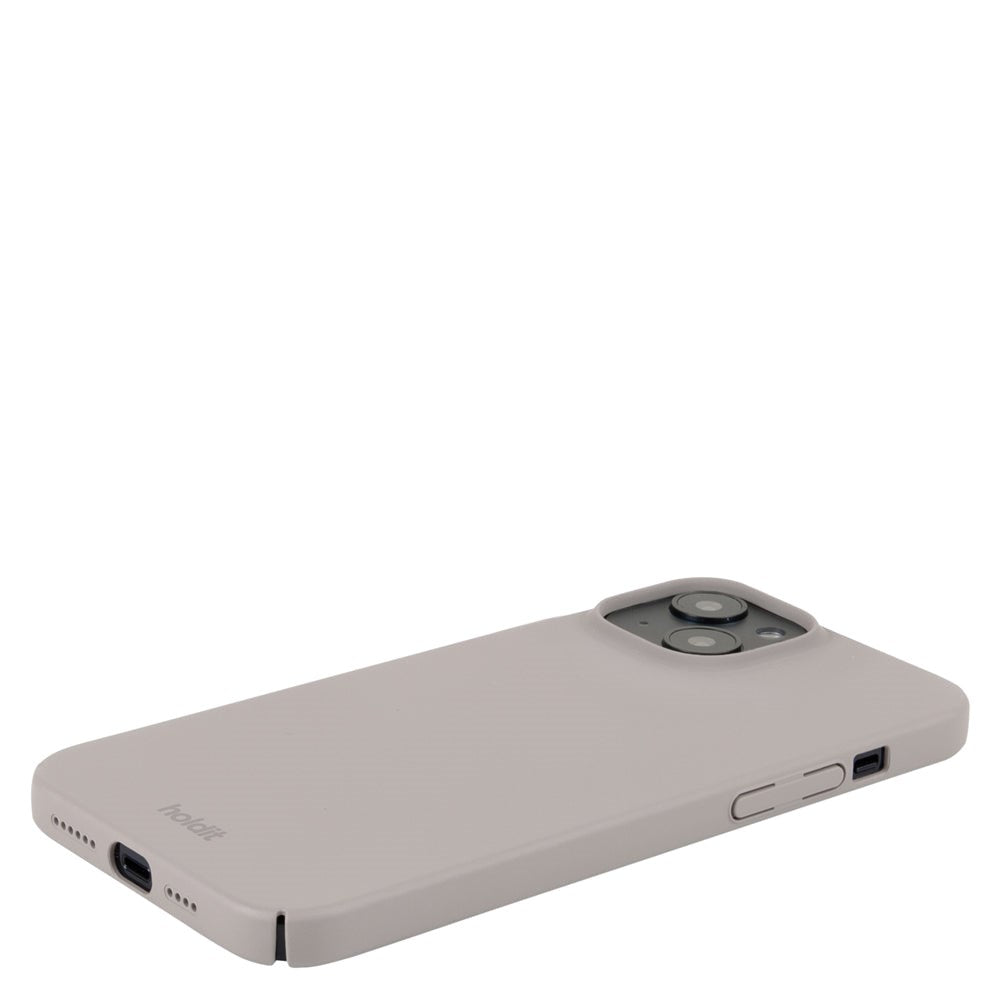 Holdit iPhone 15 Plus Slim Plastic Case - Taupe