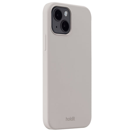 Holdit iPhone 15 Soft Touch Silikone Cover - Taupe