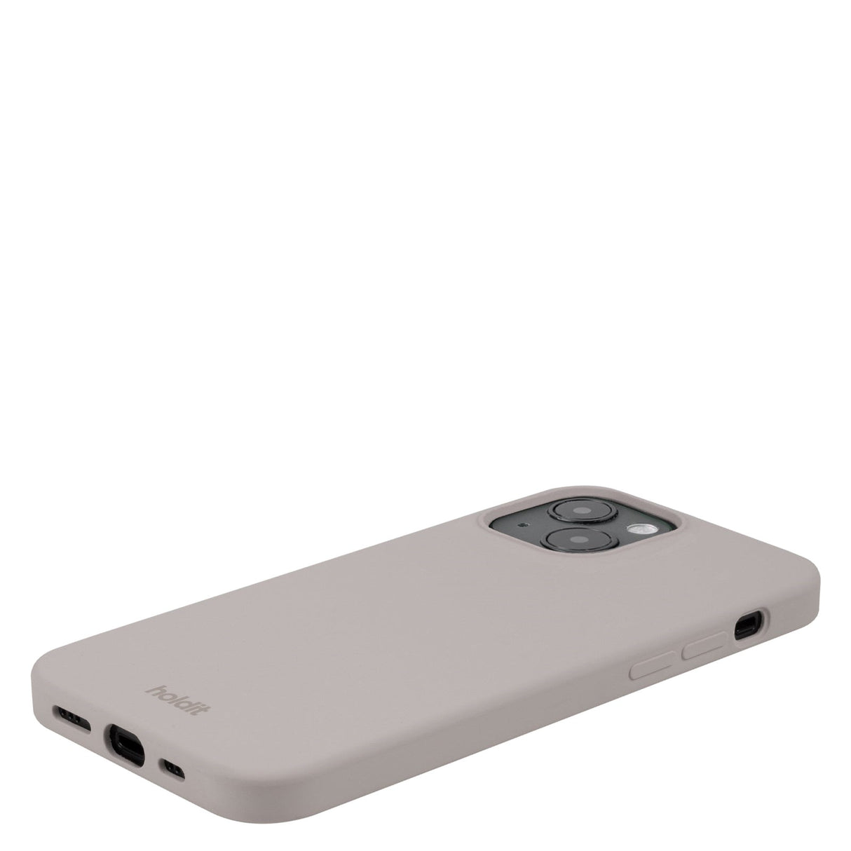 Holdit iPhone 15 Soft Touch Silikone Cover - Taupe