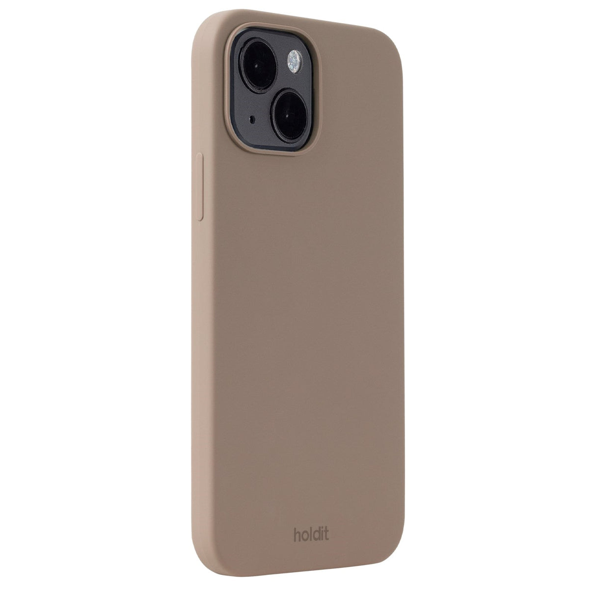 Holdit iPhone 15 Soft Touch Silikone Cover - Mocha Brown