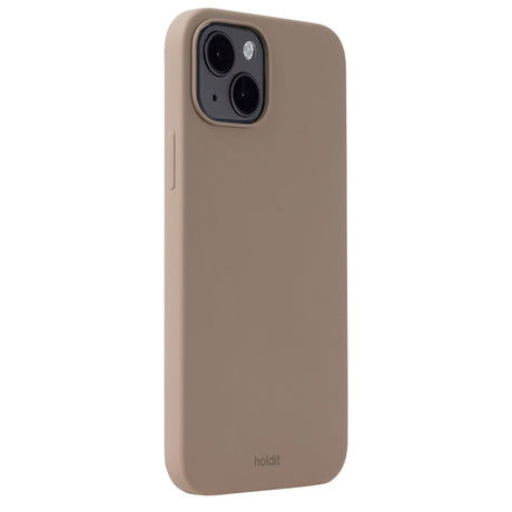 Holdit iPhone 15 Plus Soft Touch Silikone Cover - Mocha Brown