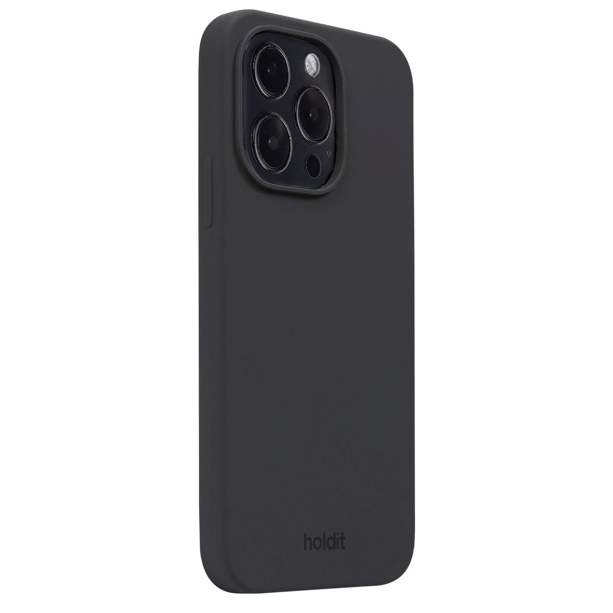 Holdit iPhone 15 Pro Soft Touch Silikone Mobil Cover - Black - TEST 2