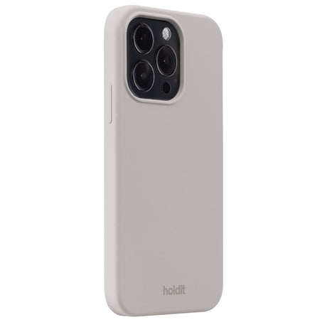 Holdit iPhone 15 Pro Soft Touch Silikone Cover - Taupe