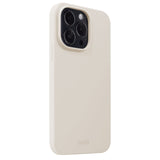 Holdit iPhone 15 Pro Soft Touch Silikone Cover - Light Beige