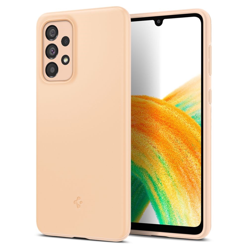 Samsung Galaxy A33 (5G) Spigen Thin Fit Cover - Peach