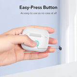 Apple Airpods (3. gen.) ESR Bounce Silikone Cover m. Karabinhage  - Hvid