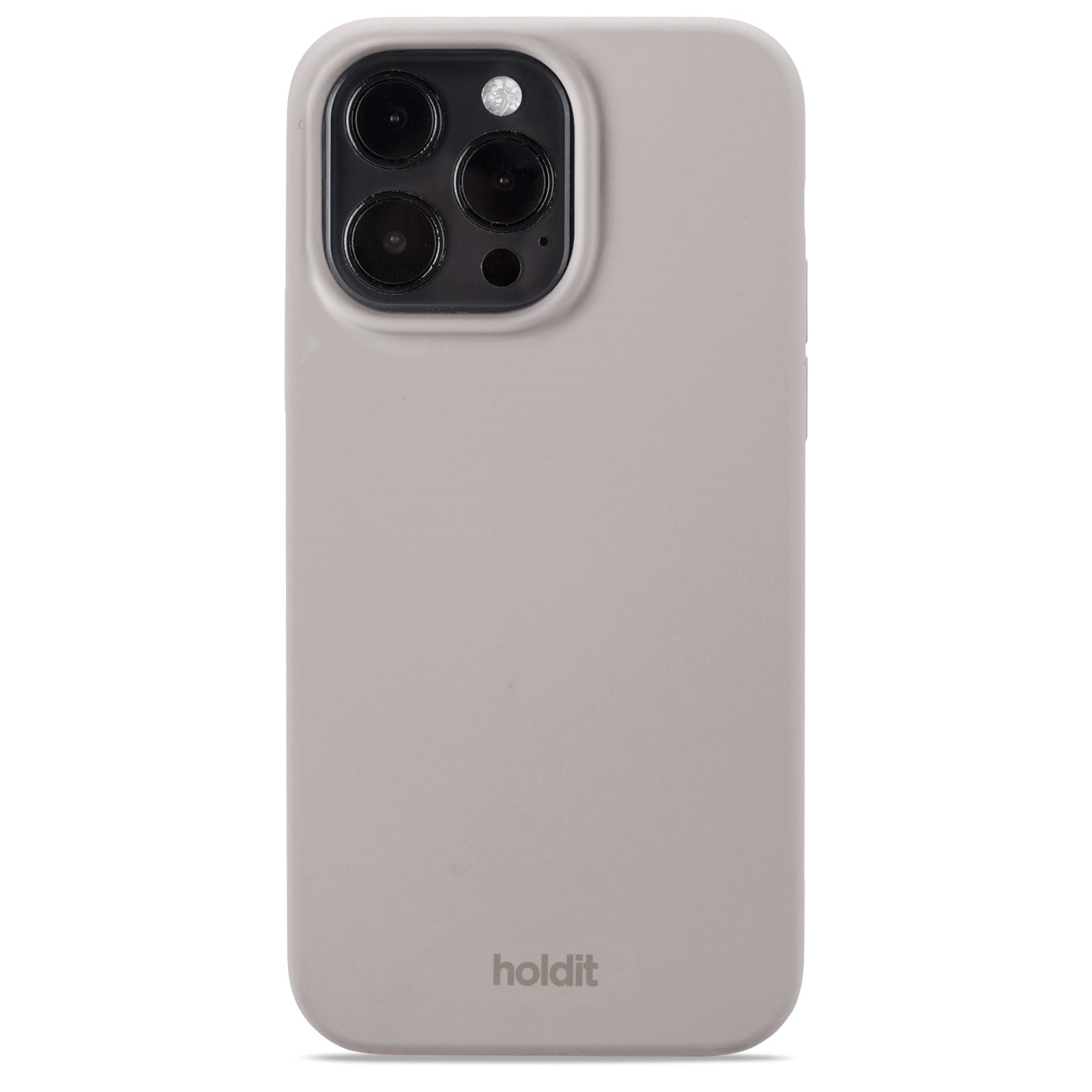 Holdit iPhone 15 Pro Max Soft Touch Silikone Cover - Taupe