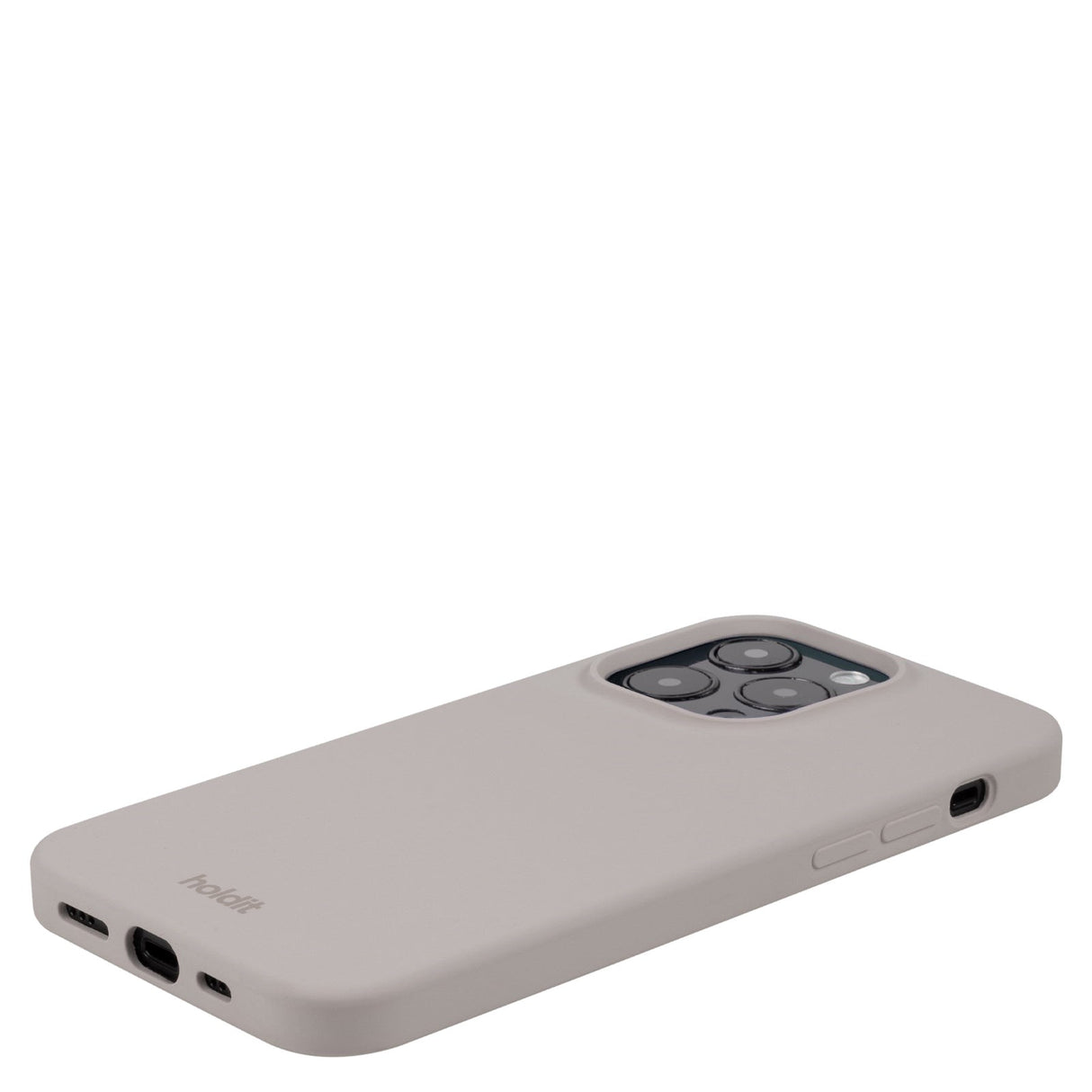 Holdit iPhone 15 Pro Max Soft Touch Silikone Cover - Taupe