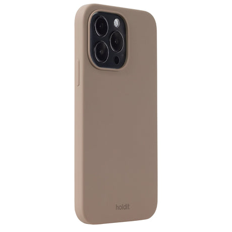 Holdit iPhone 15 Pro Max Soft Touch Silikone Cover - Mocha Brown