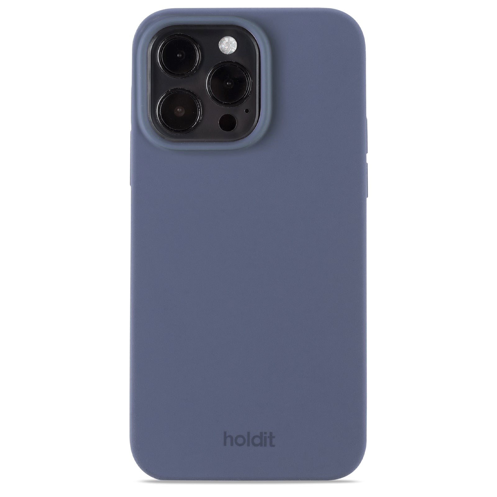 Holdit iPhone 15 Pro Max Soft Touch Silikone Cover - Pacific Blue