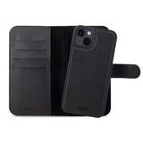 Holdit iPhone 15 Wallet Case Magnet Plus - Flip Cover - Black