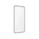 Holdit iPhone 16 / 15 / 14 Pro Hærdet Glas Skærmbeskyttelse 3D - Case Friendly - Gennemsigtig / Sort Kant