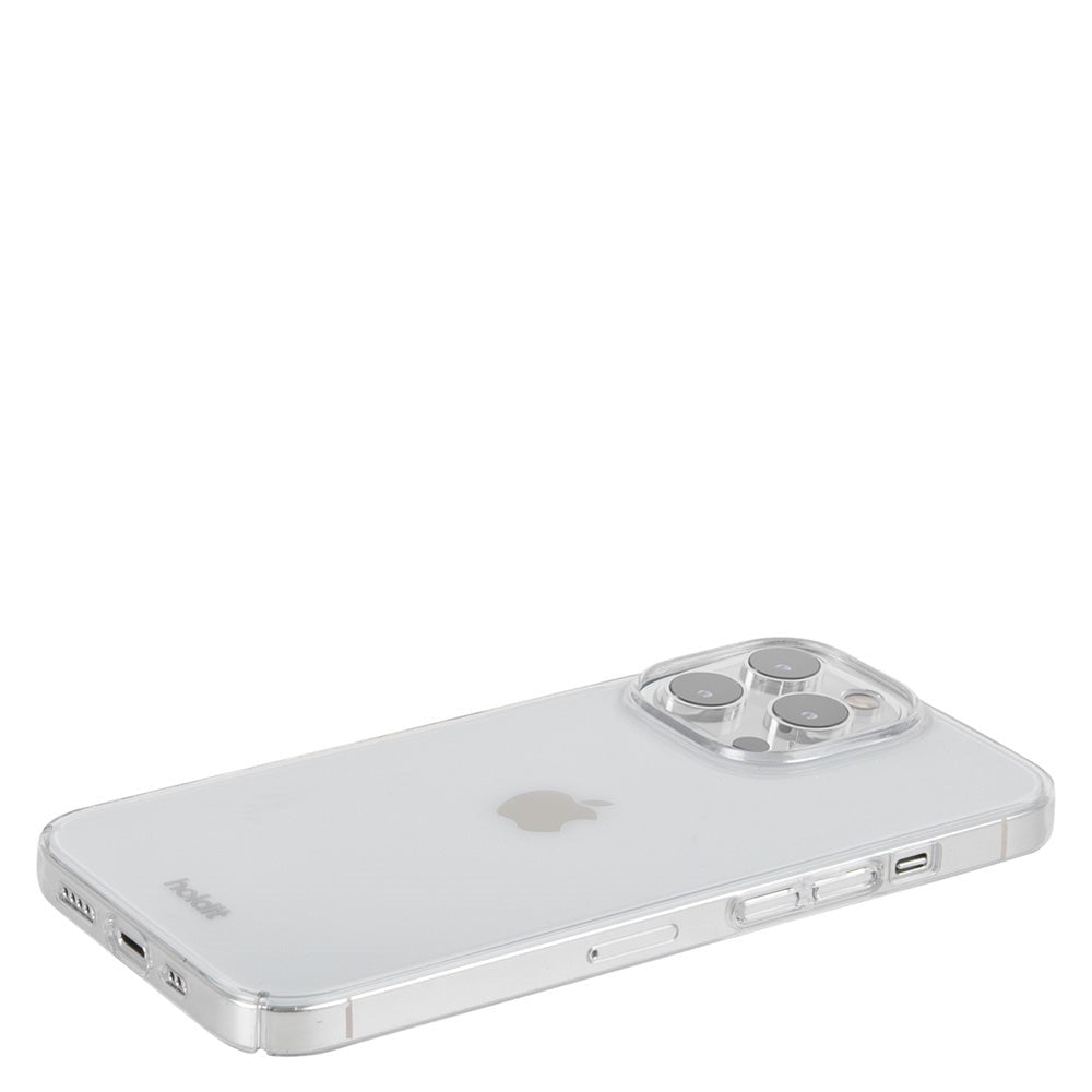 Holdit iPhone 15 Pro Max Slim Plastic Case - Transparent