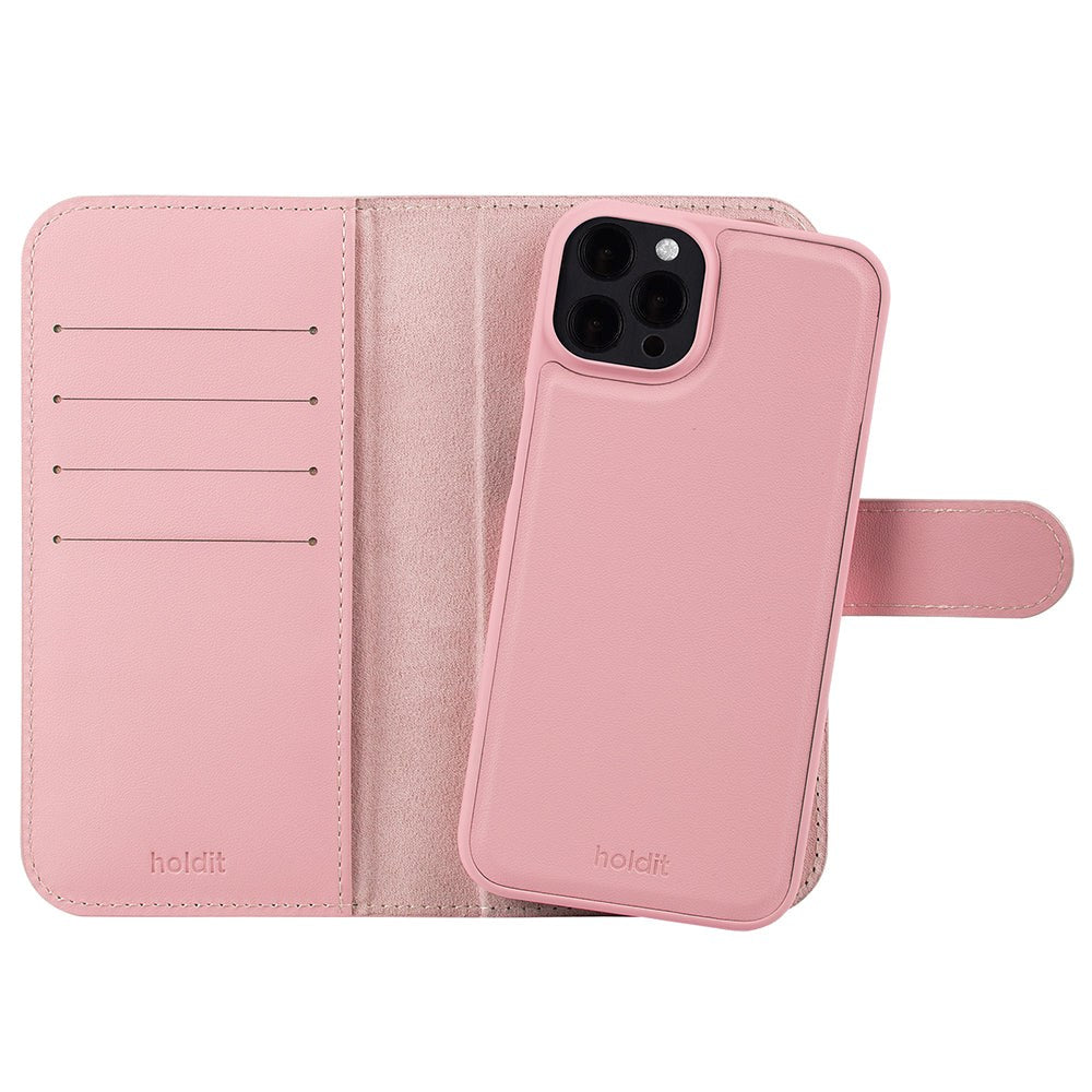 Holdit iPhone 12 / 12 Pro Wallet Case Magnet Plus - Flip Cover - Pink