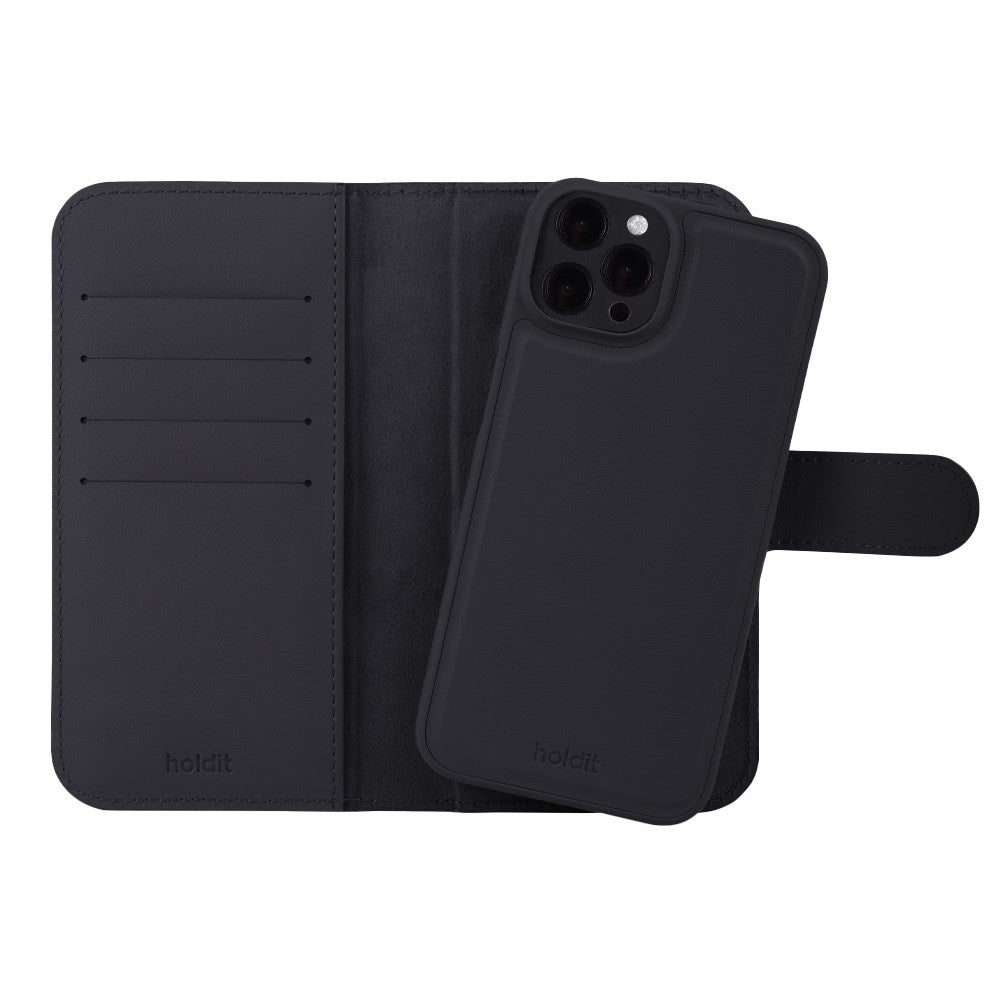 Holdit iPhone 12 / 12 Pro Wallet Magnet Plus Case - Sort