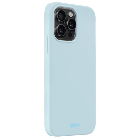 Holdit iPhone 14 Pro Max Soft Touch Silikone Cover - Mineral Blue