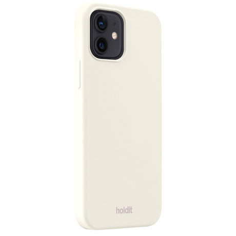 Holdit iPhone 12 / 12 Pro Soft Touch Silikone Cover - Soft Linen