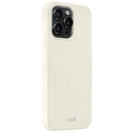 Holdit iPhone 14 Pro Max Soft Touch Silikone Cover - Soft Linen