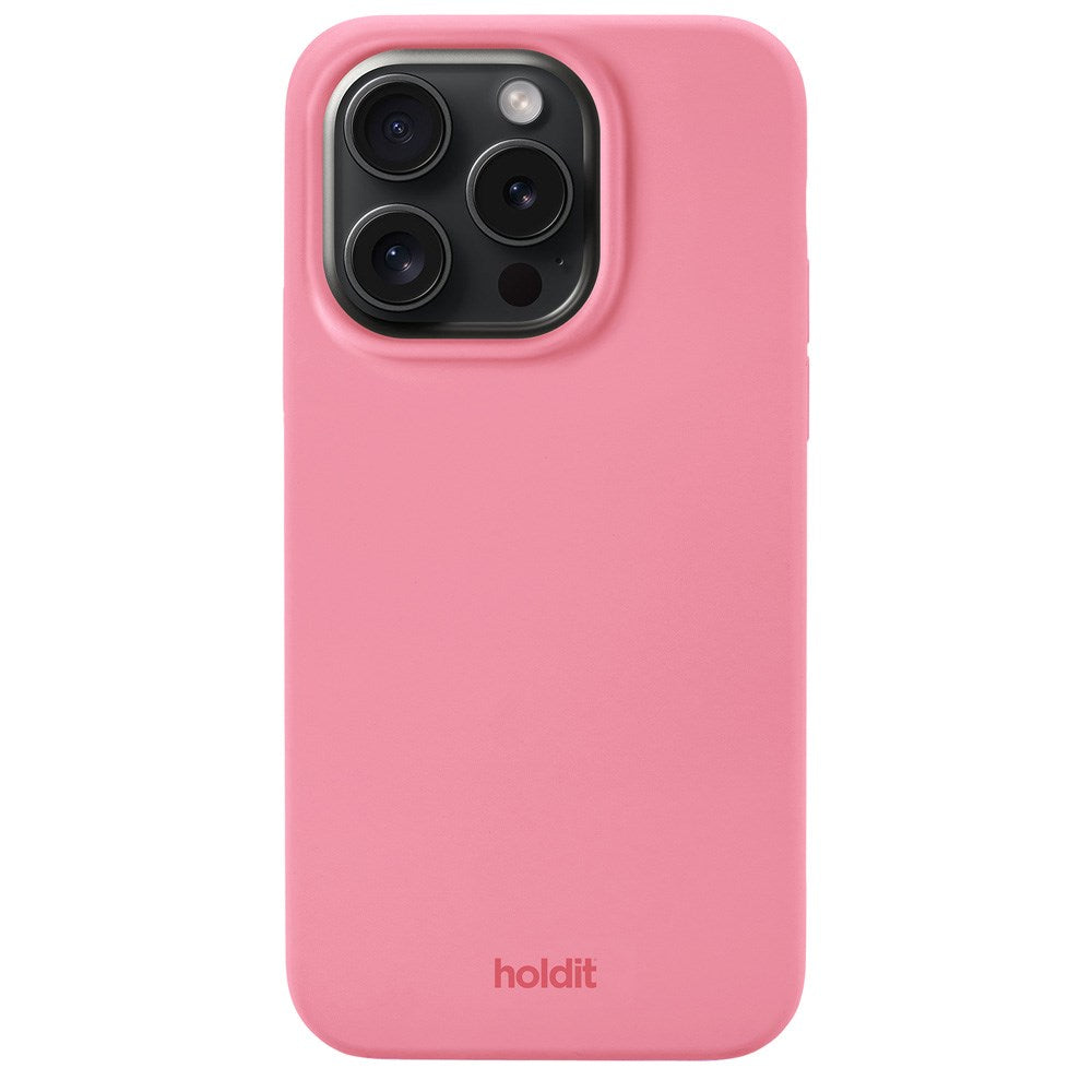 Holdit iPhone 14 Pro Soft Touch Silikone Cover - Rouge Pink