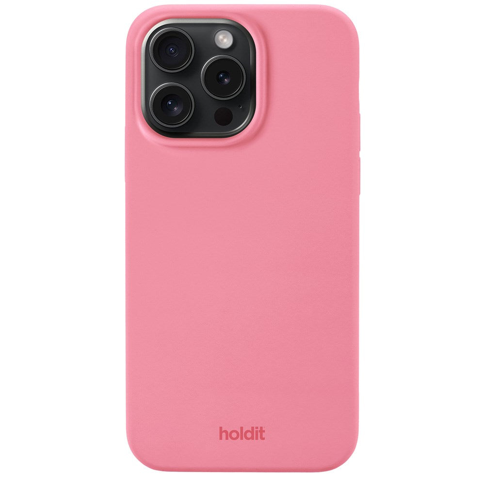 Holdit iPhone 14 Pro Max Soft Touch Silikone Cover - Rouge Pink