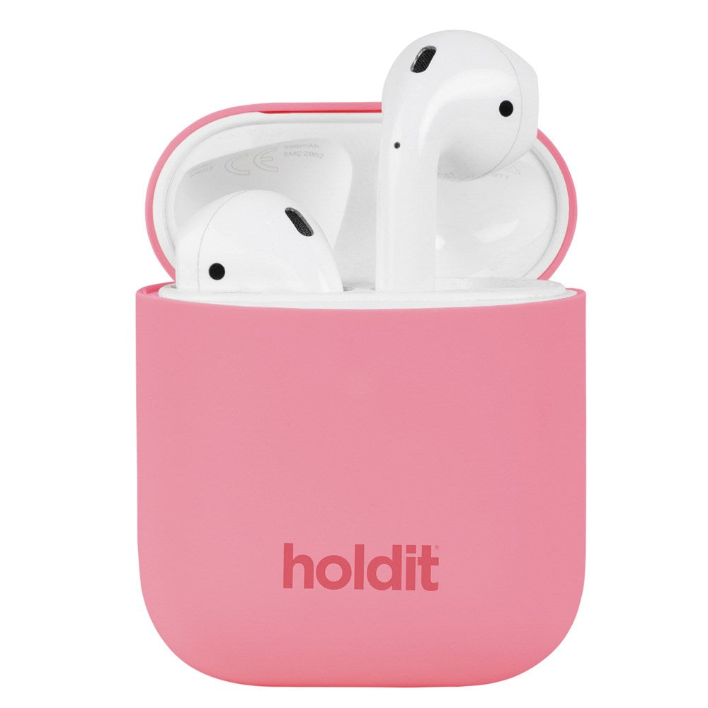 Holdit Nygård Silikone Cover Til AirPods - Rouge Pink