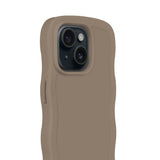 Holdit iPhone 15 / 14 / 13 Wavy Cover - Mocha Brown