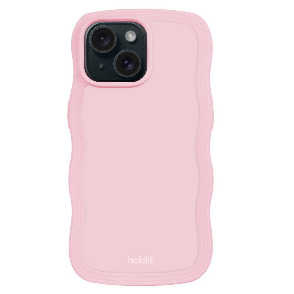 Holdit iPhone 15 / 14 / 13 Wavy Cover - Pink