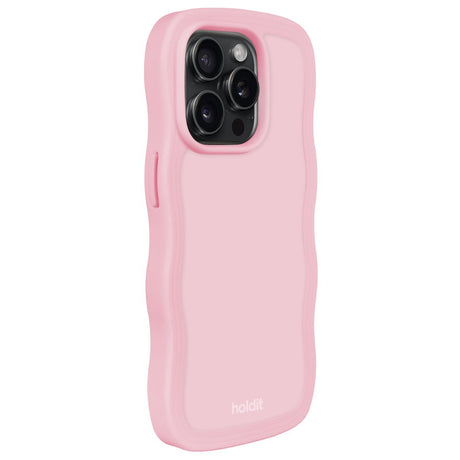 Holdit iPhone 14 Pro Wavy Cover - Pink