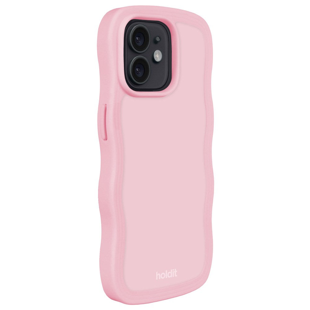 Holdit iPhone 12 / 12 Pro Wavy Cover - Pink