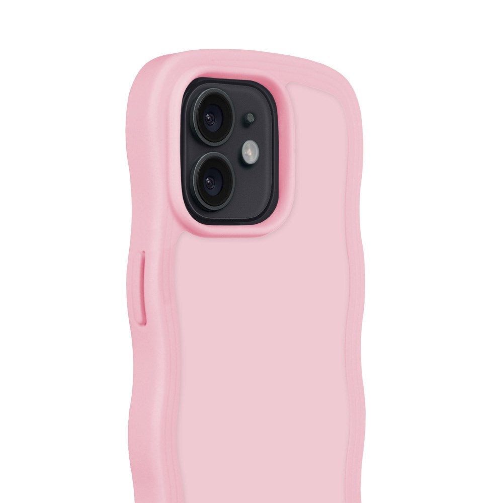 Holdit iPhone 12 / 12 Pro Wavy Cover - Pink